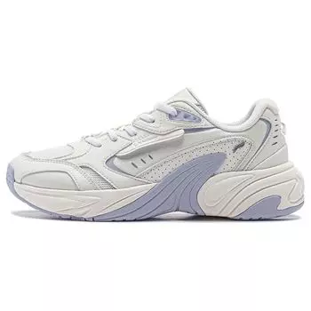 Li Ning Tiger Whale Удобная универсальная толстая подошва, увеличивающая высоту, амортизирующая, износостойкая, низкая повседневная обувь, женские кроссовки AGCU030-3 37