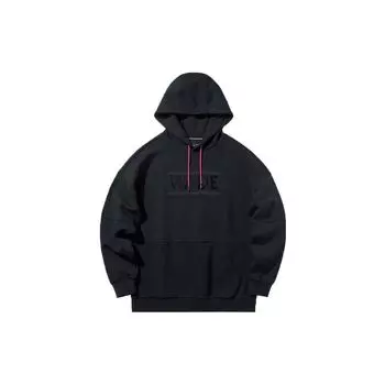 Li-Ning Толстовка с капюшоном Wade Series Letter Pattern, мужская, стандартная, черная AWDQ199-1 S