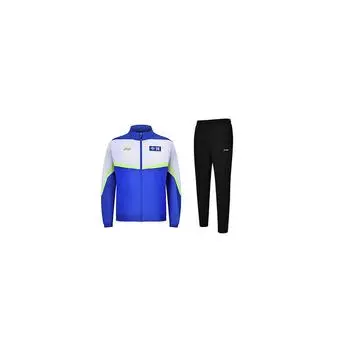 Li Ning Training Running Удобный кардиган, куртка, длинные брюки, повседневный спортивный костюм, спортивная одежда унисекс AWPF712-1 M