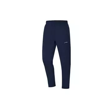 Li Ning Training Series быстросохнущие прохладные спортивные длинные брюки мужские низ темно-синего цвета AYKQ159-3 M