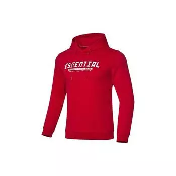 Li Ning Training Series Casual Letter Pattern Loose Hoodie Men Hoodies Red AWDQ033-4 S