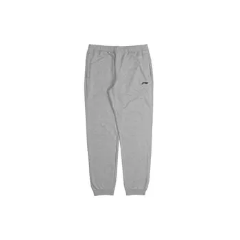 Li Ning Training Series Logo Pattern Casual Sports Long Брюки мужские низы Серый AKLR235-2 XXXL