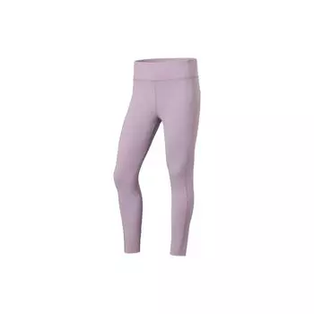 Li Ning Training Series однотонные дышащие эластичные спортивные брюки женские брюки фиолетового цвета AULR182-3 S