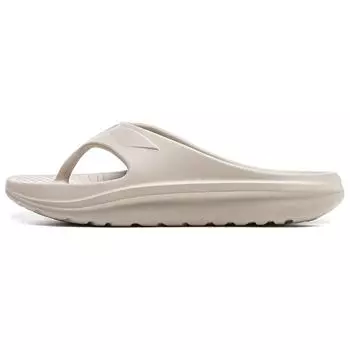 Li-Ning Trendy Comfortable Anti-Wear Non-Slip Flip Flops Unisex Footwear Gray AGAU017-3 38