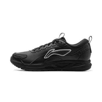 Li-Ning Trendy Fashion Versatile Classic Non-Slip Wear-Resistant Low-Top Casual Running Shoes Men sneaker Black AGLU313-2 43