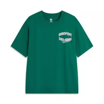 Li-Ning Trendy Fashion Versatile Round Neck T-Shirt Men Tops AHSU599-4 M