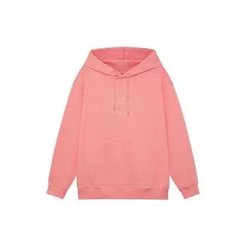 Li-Ning Trendy Music Festival Свободная толстовка с капюшоном унисекс Топы розового цвета AWDS220-6 XL