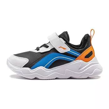 Li Ning Удобная амортизирующая обувь с поддержкой отскока и баланса, прочная, легкая, дышащая, нескользящая, противоударная, повседневная обувь для детей YKNT152-11 25