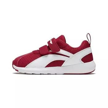 Li Ning Удобная нескользящая амортизирующая износостойкая дышащая легкая повседневная обувь Детская обувь красного и белого цвета YKAP148-39 25