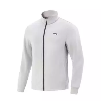 Li Ning Удобная Повседневная Простая Универсальная Спортивная Куртка с Воротником на Молнии Мужские Куртки AWDV935-1 S