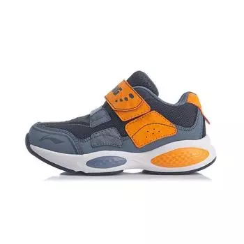 Li Ning Удобная ретро нескользящая амортизирующая износостойкая повседневная обувь детские кроссовки YKNQ092-3 25