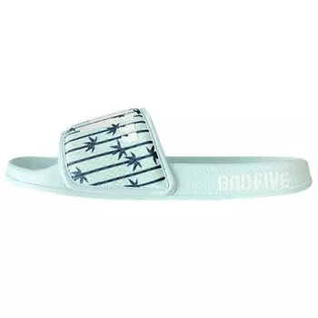 Li Ning Удобные бесшумные сандалии EVA Slide унисекс обувь синего цвета ABTP003-5 43