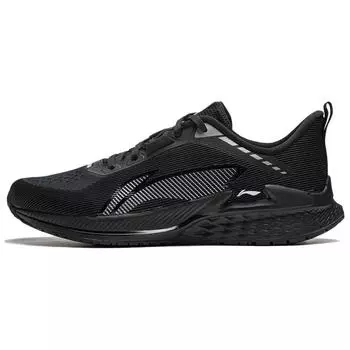 Li Ning удобные дышащие амортизирующие износостойкие низкие кроссовки мужские кроссовки черные ARBU003-2 43