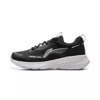 Li-Ning Удобные Модные Нескользящие Износостойкие Низкие Повседневные Кроссовки для Бега Женские кроссовки Черные ARSV122-2 35
