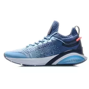 Li-Ning Удобные нескользящие износостойкие низкие кроссовки для бега мужские кроссовки Aurora-Blue ARHQ109-3 39