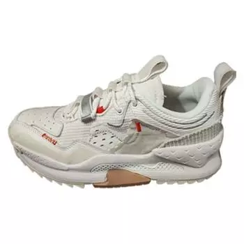 Li Ning Удобные нескользящие износостойкие низкие кроссовки для повседневной носки Мужские кроссовки Белые AGLR207-1 44