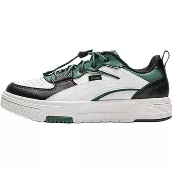 Li Ning удобные низкие детские кроссовки для скейтбординга детские кроссовки белые черные зеленые YKCU126-11 36