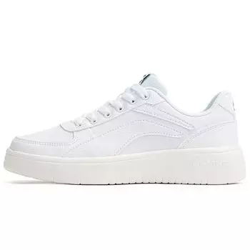 Li-Ning Удобные повседневные нескользящие износостойкие низкие кроссовки для скейтбординга женские кроссовки белые AGCR470-2 37