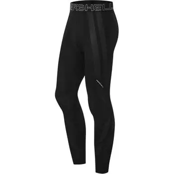 Li-Ning Удобные Повседневные Простые С Принтом Букв Приталенные Спортивные Длинные Брюки Мужские Низ Черный AULU007-1 M
