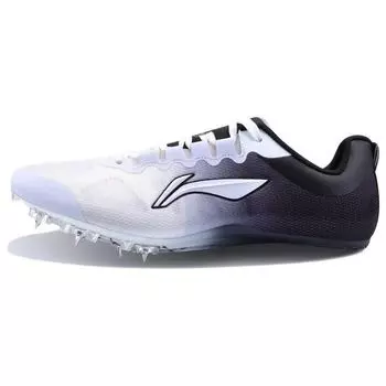 Li-Ning Удобные профессиональные амортизирующие нескользящие прочные низкие кроссовки для бега унисекс белые черные LJJQ211-1 41