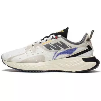Li-Ning Удобные спортивные низкие кроссовки мужские кроссовки светло-серые AGLS067-2 43