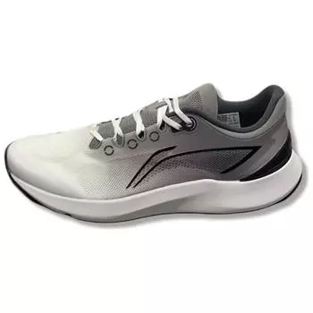 Li Ning удобные универсальные амортизирующие износостойкие низкие кроссовки мужские кроссовки белые серые ARBT003-8 44