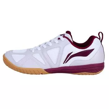 Li-Ning Удобные универсальные амортизирующие нескользящие прочные низкие кроссовки унисекс серые темно-красные APTT007-3 36