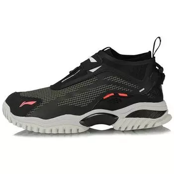 Li Ning удобные универсальные амортизирующие нескользящие износостойкие дышащие поддерживающие низкие кроссовки для бега унисекс AGLP077-4 44