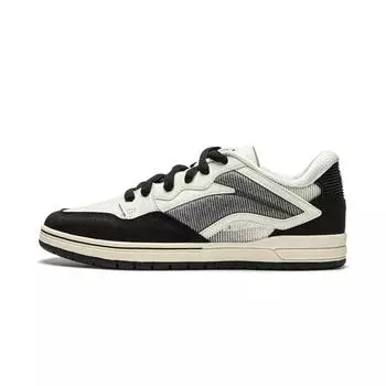 Li Ning удобные универсальные модные амортизирующие износостойкие низкие кроссовки для скейтбординга мужские кроссовки черные коричневые белые AEPU055-2 40