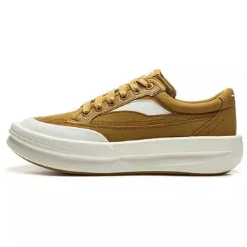 Li Ning Удобные Универсальные Нескользящие Износостойкие Низкие Повседневные Кроссовки Унисекс Повседневные Кроссовки Золотисто-Коричневый AZGU045-8 40
