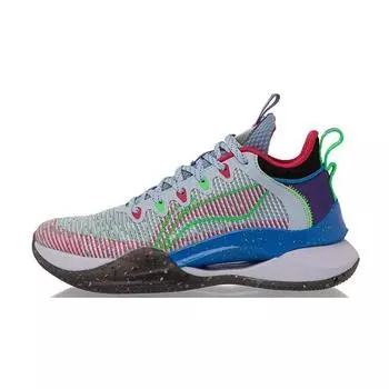 Li Ning удобные универсальные нескользящие амортизирующие износостойкие дышащие отскакивающие детские баскетбольные кроссовки среднего размера детские баскетбольные кроссовки YKBR048-7 42