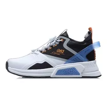Li Ning удобные универсальные нескользящие амортизирующие износостойкие дышащие поддерживающие легкие низкие кроссовки для бега детские кроссовки YKCR014-1 37