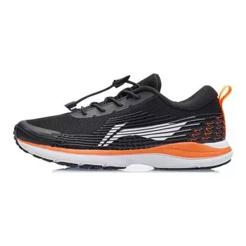Li Ning удобные универсальные нескользящие детские кроссовки для бега детские кроссовки черные белые YKFR094-43 35