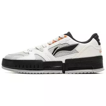 Li Ning Удобные универсальные толстые подошвы, увеличивающие высоту, нескользящие, амортизирующие, износостойкие, низкие, для скейтбординга, мужские кроссовки AGCU335-4 44