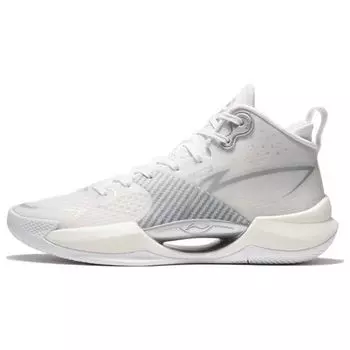 Li-Ning Ультралегкая серия Легкие, высокопрочные, амортизирующие, нескользящие, износостойкие, дышащие, поддерживающие, баскетбольные кроссовки среднего размера ABAT115-2 39