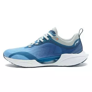 Li-Ning Ультралегкие 18-слойные нескользящие износостойкие кроссовки с низким верхом для бега мужские кроссовки небесно-голубого цвета ARMR007-4 39