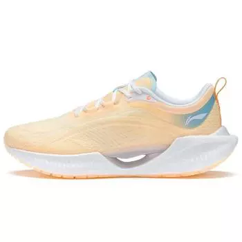 Li-Ning Ультралегкие 19 светоотражающие легкие дышащие низкие кроссовки для бега женские кроссовки флуоресцентно-желтые ARBS002-20 37
