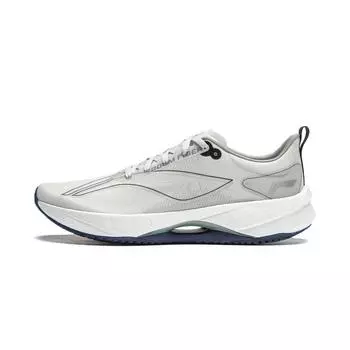 Li-Ning Ультралегкие 21 высокоэластичные амортизирующие дышащие низкие кроссовки для бега мужские светло-серые ARBU001-39 44