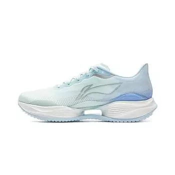 Li Ning Ultra Light 22 Racing Легкие Амортизирующие Кроссовки для Бега Мужские Кроссовки Светло-Голубые ARBV001-23 45