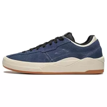 Li Ning универсальные повседневные удобные нескользящие амортизирующие низкие кроссовки для скейтбординга мужские кроссовки сине-серые AEPU015-2 44