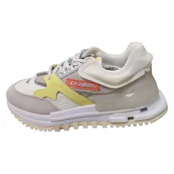 Li Ning универсальные удобные низкие кроссовки женские кроссовки серые AZGS008-2 36
