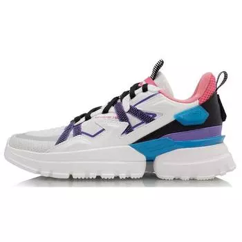 Li Ning UT спортивная повседневная обувь женские кроссовки белоснежные AGLQ062-1 35