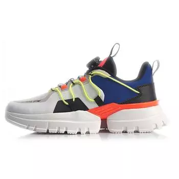 Li Ning UT Удобные универсальные нескользящие износостойкие повседневные туфли с низким верхом унисекс повседневные туфли белого цвета AGLQ011-3 41