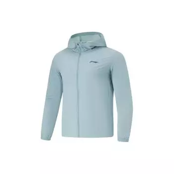 Li-Ning UV Protection Cool Technology влагоотводящая дышащая спортивная куртка с капюшоном для фитнеса софтшелл легкая солнцезащитная куртка AFDU163-6 3XL