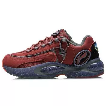 Li Ning V8 амортизирующие нескользящие износостойкие дышащие низкие кроссовки для бега женские кроссовки карамель ARHP228-3 36