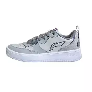 Li-Ning Versatile Fashion Casual Trendy Slip-Resistant Durable Low-Top Skate Shoes Men sneaker Gray AGCU543-6 45