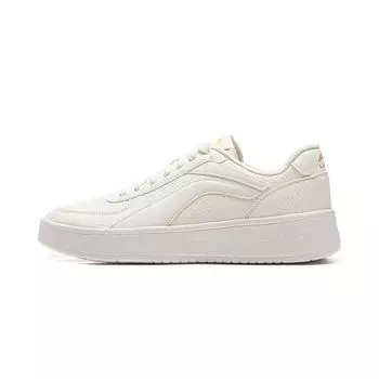 Li-Ning Versatile Lightweight Comfortable Non-Slip Wear-Resistant Breathable Low-Top Casual Shoes Men sneaker Cloud-White AGCV141-5 39