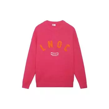 Li Ning Весенний свитер для пары унисекс-топы розово-красный AMBT039-3 XL