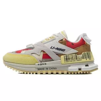 Li Ning Весна-лето 2021 Парижская неделя моды серия повседневные амортизирующие нескользящие износостойкие легкие кроссовки с низким верхом AGCR122-7 37