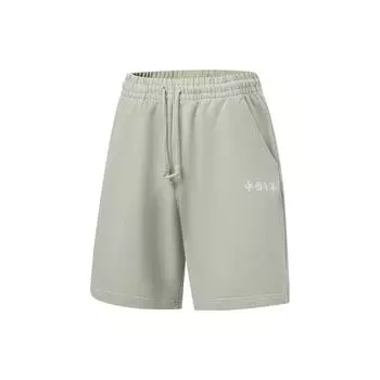 Li Ning Vital Essential однотонные свободные шорты на шнурке мужские шорты голубые AKST063-2 L